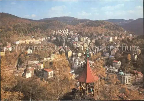 Karlovy Vary Gesamtansicht ueber die Mayer Gloriette / Karlovy Vary /