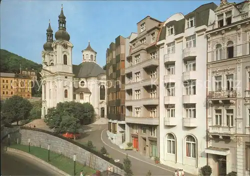 Karlovy Vary Renovierte Kurhaeuser Maria Magdalena Kirche / Karlovy Vary /