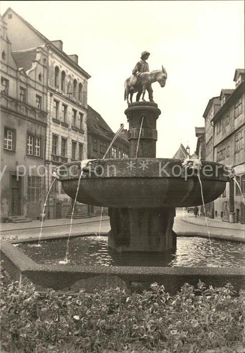 Halle Saale Eselsbrunnen Alter Markt Serie Tuerme Burgen Und Brunnen Kat Halle Nr Ks Oldthing Ansichtskarten Sachsen Anhalt