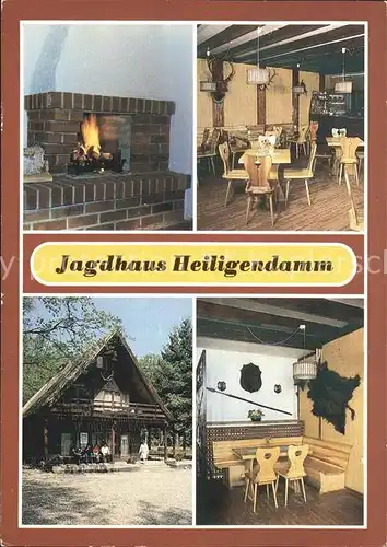 Heiligendamm Ostseebad Jagdhaus Gaststaette Kamin Kat. Bad Doberan