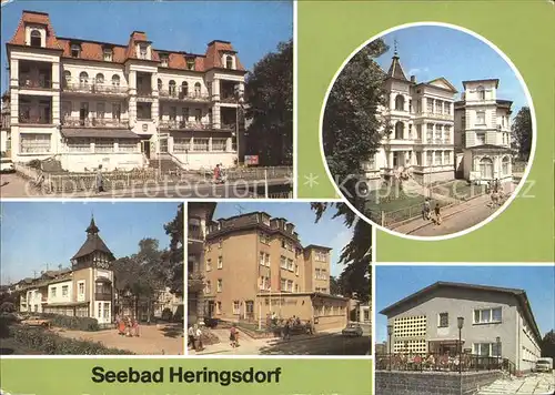 Heringsdorf Ostseebad Usedom FDGB Erholungsheime Ferienheim Kat. Heringsdorf