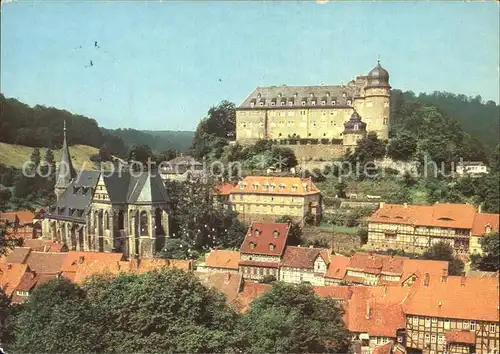 Stolberg Harz FDGB Erholungsheim Comenius Kirche Kat. Stolberg Harz