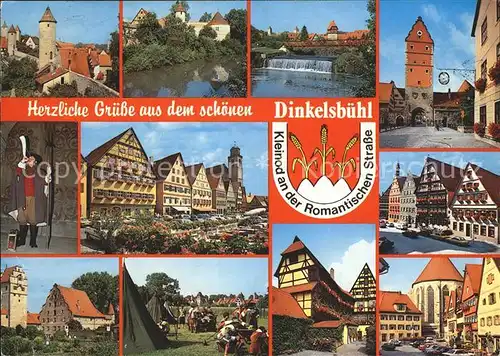 Dinkelsbuehl Sehenswuerdigkeiten Altstadt 1000jaehrige Stadt Romantische Strasse Kat. Dinkelsbuehl