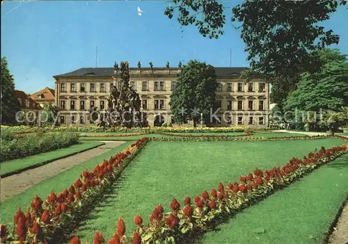 Erlangen Schloss Hugenottenbrunnen Park Kat. Erlangen