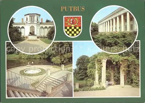 Putbus Ruegen Orangerie Park Terrasse Pergola Erholungsheim Kat. Putbus