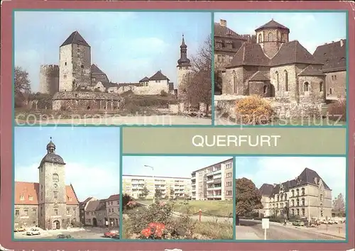 Querfurt Burg Rathaus Neubaugebiet Polytechnische Oberschule Kat. Querfurt