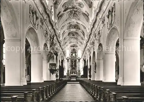 Ochsenhausen Ehemalige Klosterkirche Inneres Fresken Kat. Ochsenhausen