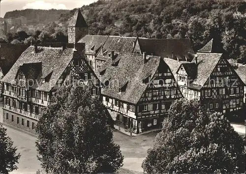 Maulbronn Kloster Fachwerkhaeuser Klosterhof Kat. Maulbronn