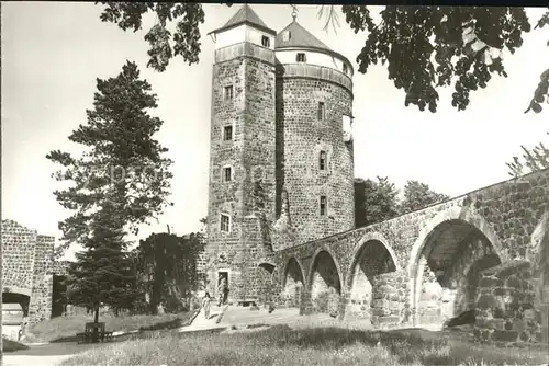 Stolpen Burg Johannisturm Coselturm Kat. Stolpen