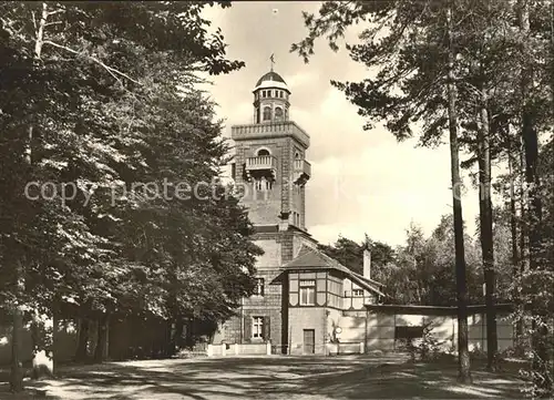 Bad Schmiedeberg Aussichtsturm Gaststaette Schoene Aussicht Kat. Bad Schmiedeberg Duebener Heide