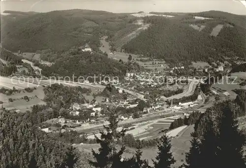 Leutenberg Thueringen Panorama Kat. Leutenberg