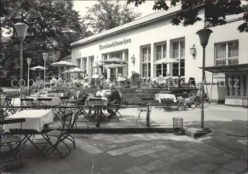 Dresden Carolaschloesschen im Grossen Garten Kat. Dresden Elbe