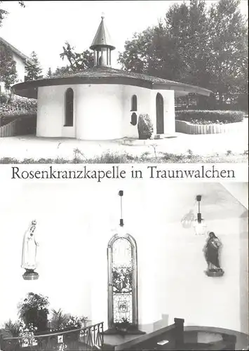 Traunwalchen Rosenkranzkapelle Inneres Kat. Traunreut