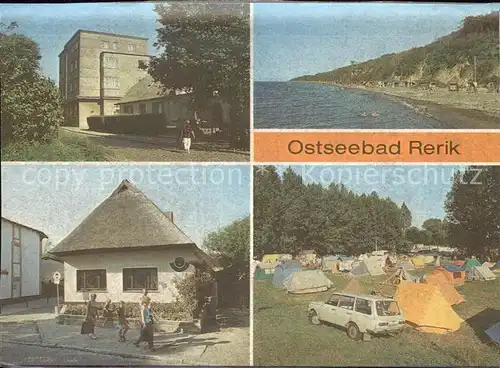 Rerik Ostseebad Kurhaus Strand Weinstube Campingplatz Kat. Ostseebad Rerik