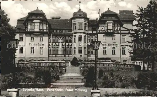 Schierke Harz Ferienheim Franz Mehring  Kat. Schierke Brocken