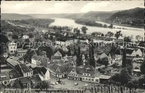 Rhoendorf Ziepchen Nonnenwerth Rolandsbogen Kat. Bad Honnef