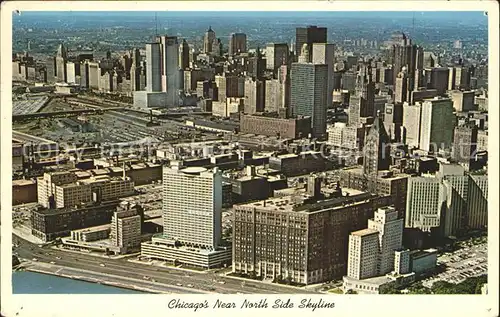 Chicago Illinois Skyline Veterans Hospital Holiday Inn Lake Tower Motel  Kat. Chicago