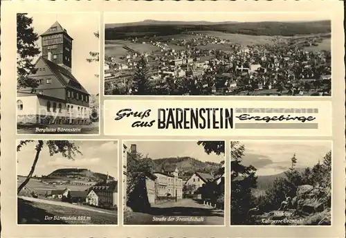 Baerenstein Annaberg Buchholz Berghaus Strasse der Freundschaft Talsperre Cranzahl Kat. Baerenstein