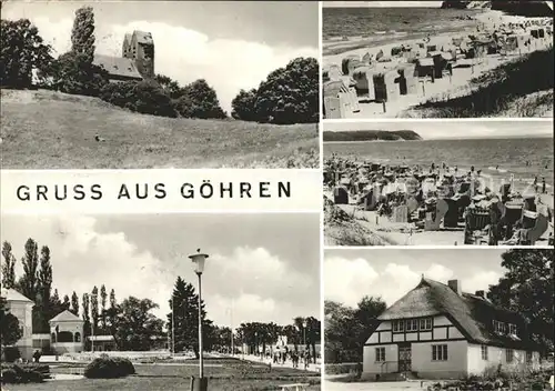 Goehren Ruegen Strand Gebaeude  Kat. Goehren Ostseebad Ruegen