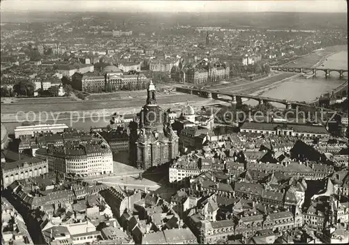 Dresden Neumarkt Frauenkirche  Kat. Dresden Elbe