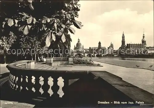 Dresden Blick vom Jap. Palais Kat. Dresden Elbe