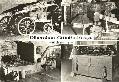 Olbernhau Erzgebirge Althammer  Kat. Olbernhau
