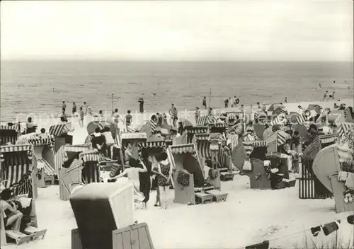 Heringsdorf Ostseebad Usedom Strand  Kat. Heringsdorf