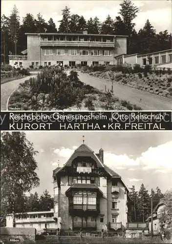 Hartha Tharandt Reichsbahn Genesungsheim Otto Rehschuh Neubau Altbau  Kat. Tharandt