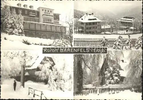 Baerenfels Erzgebirge Putzmuehle FDGB Heim  Kat. Altenberg