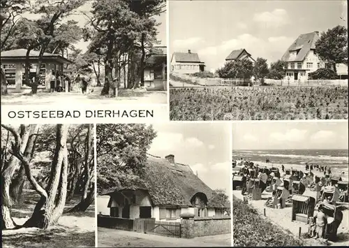 Dierhagen Ostseebad Strand Kiosk Gebaeude  Kat. Dierhagen Ostseebad