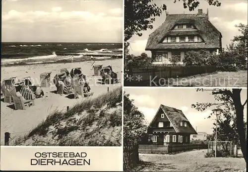 Dierhagen Ostseebad Strand Gebaeude  Kat. Dierhagen Ostseebad