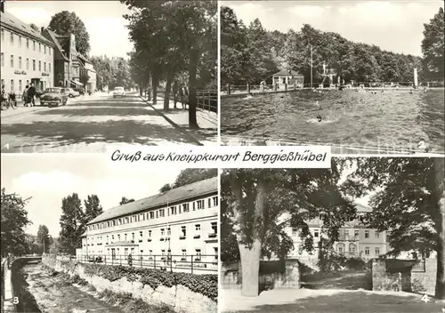 Berggiesshuebel Karl Marx Strasse Stadtbad Kurhaus  Kat. Bad Gottleuba Berggiesshuebel
