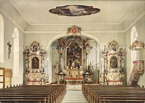 Bad Peterstal Griesbach Innenansicht katholische Kirche  Kat. Bad Peterstal Griesbach