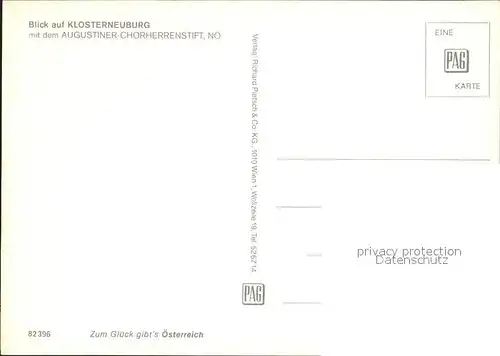 Klosterneuburg Augustiner Chorherrenstift  Kat. Klosterneuburg