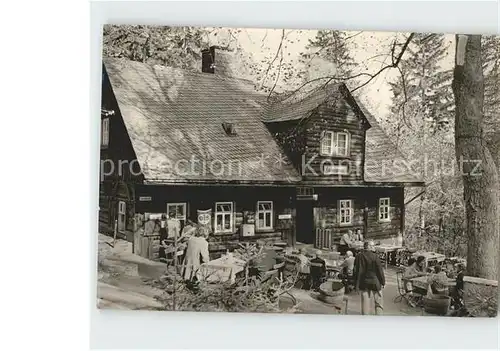 Waschleithe Restaurant Koehlerhuette Fuerstenbrunn Kat. Beierfeld Erzgebirge