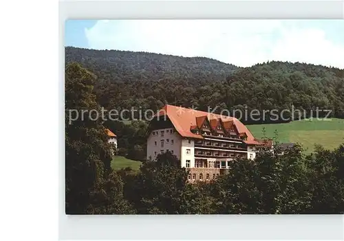 Glottertal Sanatorium Kurhaus Glottertal Kat. Glottertal Schwarzwald