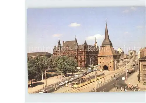 Rostock Mecklenburg Vorpommern Steintor Strassenbahn Kat. Rostock