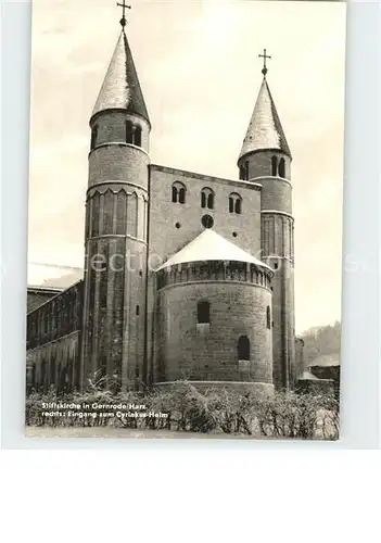 Gernrode Harz Stiftskirche  Kat. Gernrode Harz