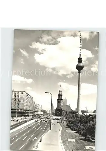 Berlin Fernsehturm und Marienkirche Kat. Berlin