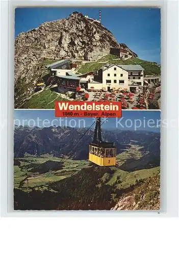 Wendelstein Mittelfranken Seilbahn Wendelstein Gipfel Kat. Wendelstein