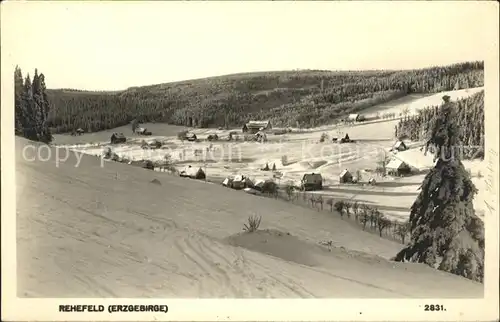 Rehefeld Zaunhaus Panorama Kat. Altenberg