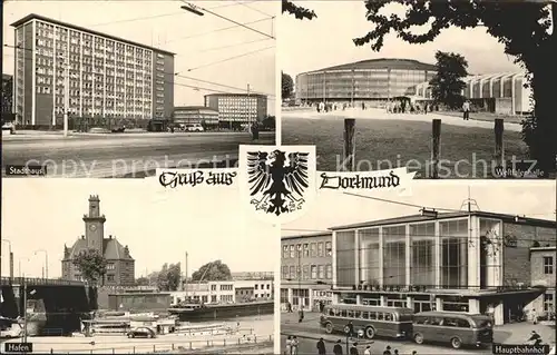Dortmund Stadthaus Westfalenhalle Hafen Hauptbahnhof Kat. Dortmund