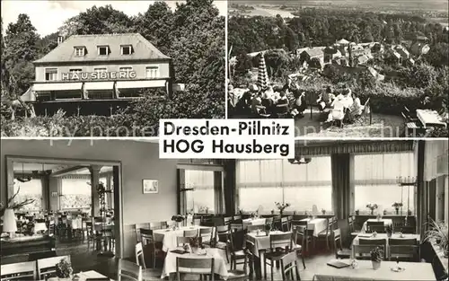 Pillnitz HOG Hausberg Terrasse Gastraum Kat. Dresden