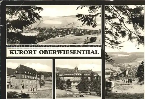 Oberwiesenthal Erzgebirge Total Sportschule Ferienheim Aktivist Panorama Kat. Oberwiesenthal