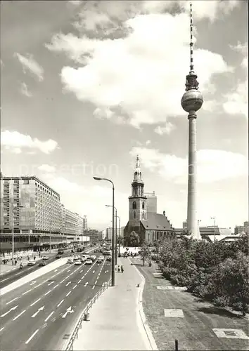 Berlin Fernseh und UKW Turm Marienkirche Kat. Berlin