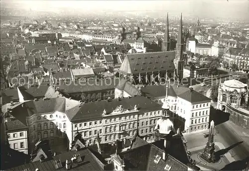 Dresden Blick vom Schlossturm auf Taschenbergpalais und Sophienkirche Kat. Dresden Elbe