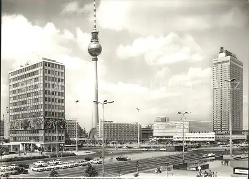 Berlin Alexanderplatz Fernsehturm Kat. Berlin