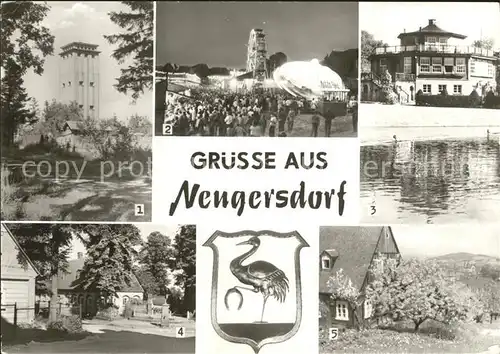 Neugersdorf Sachsen Wasserturm Volksfest Jakobimarkt Volksbad Pavillon Gruendungsstaette Buettnerborn Bergstrasse Kat. Neugersdorf Sachsen