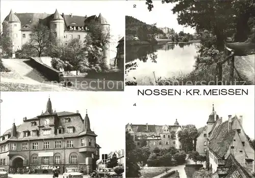 Nossen Schloss Freiberger Mulde Rathaus Heimatmuseum Kat. Nossen
