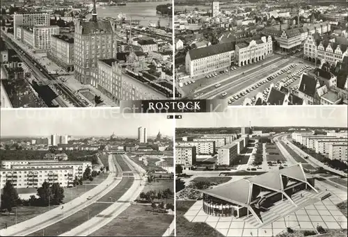 Rostock Mecklenburg Vorpommern Lange Strasse Stadthafen Suedstadt Ernst Thaelmann PLatz Kosmos Gaststaette Kat. Rostock